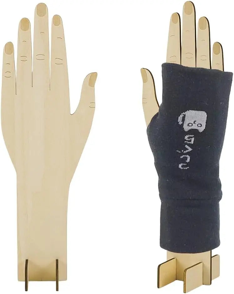Présentoir Gants Bois Forme Main