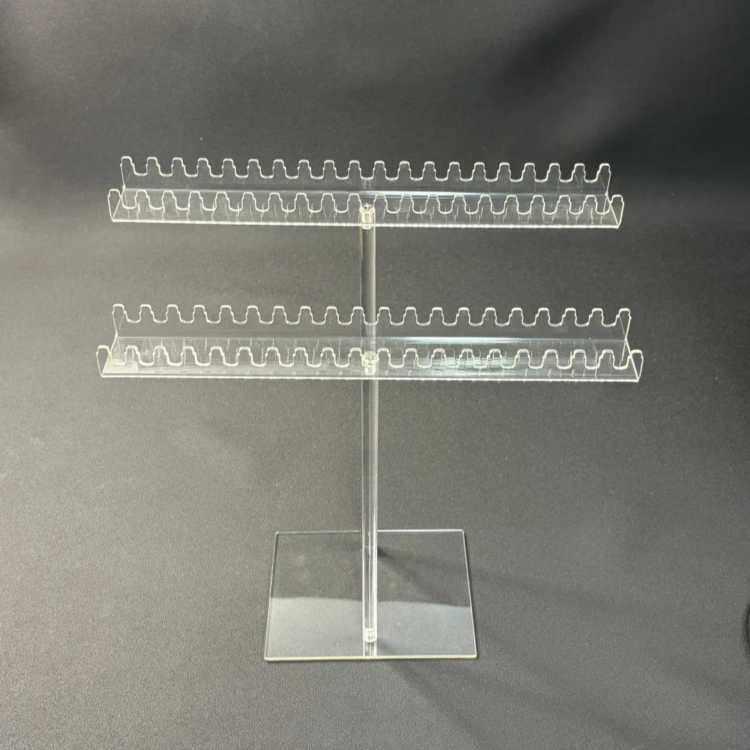 Présentoir Collier Acrylique Transparent 2 Étages