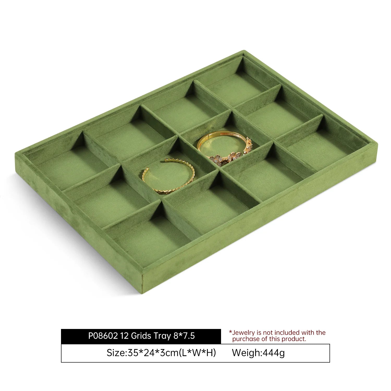 Plateau Bijoux Velours Multifonction Couleurs Vives
