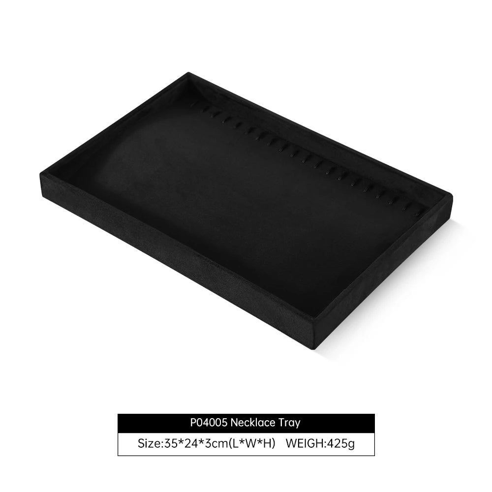 Plateau Bijoux Velours Empilable Tiroir Multi Coloris