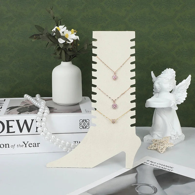 Présentoir bracelet cheville velours