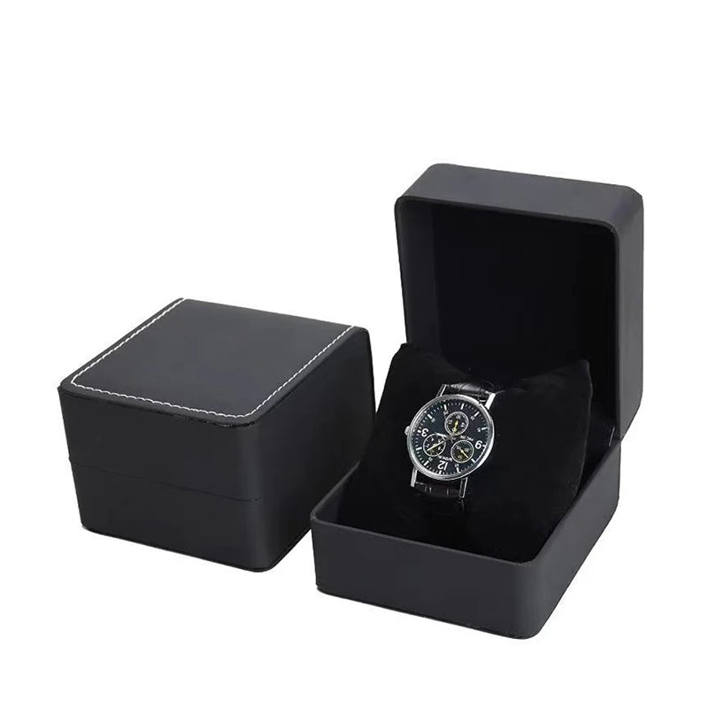 Boite Montre Cuir Coffret Cadeau Coussin