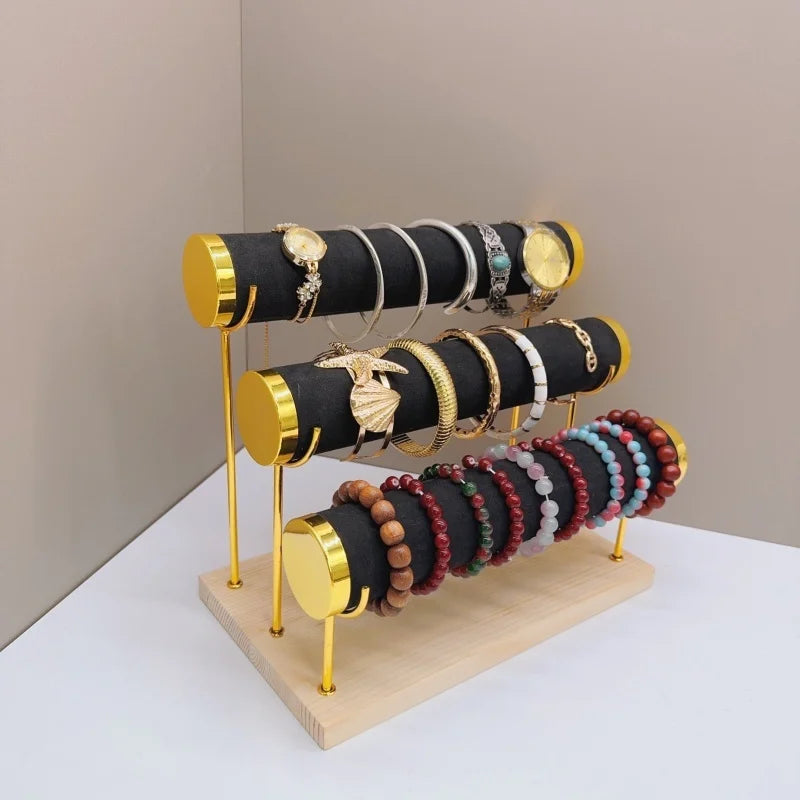 Porte Bracelet Bois Détachable Plateau Modulaire