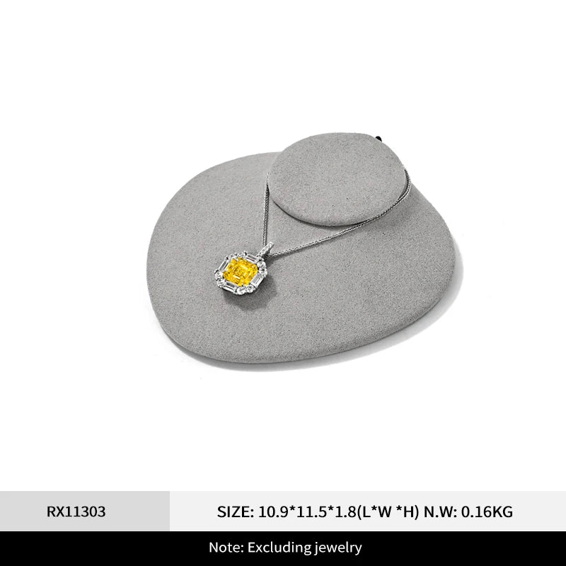 Plateau Bijoux Cuir Collier Bague Pendentif