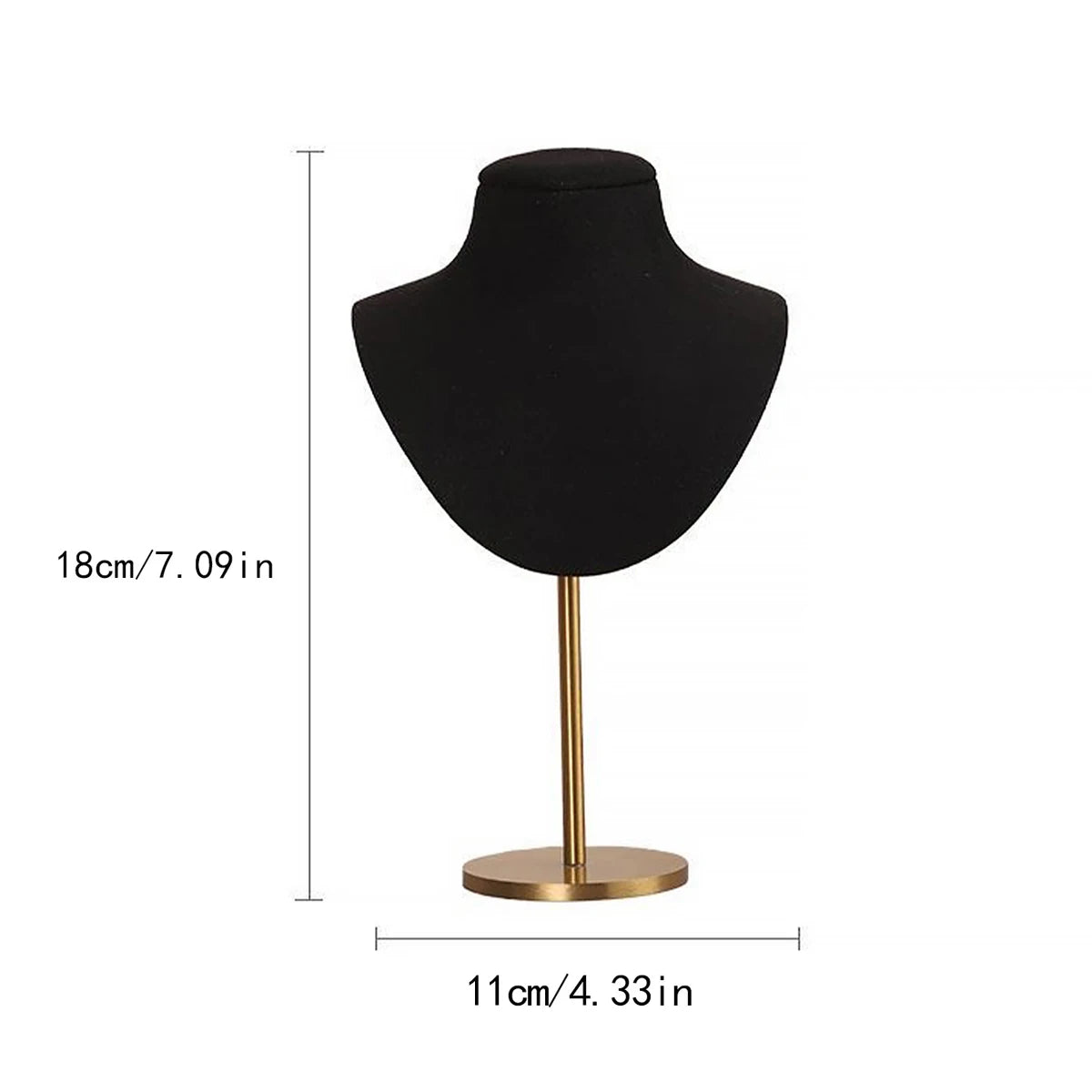 Présentoir Collier Métal Barre T Suspendu