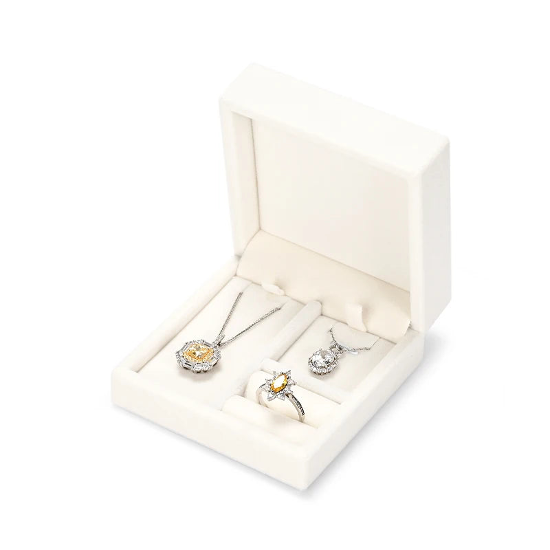 Boîte Bijoux Velours Coffret Mariage