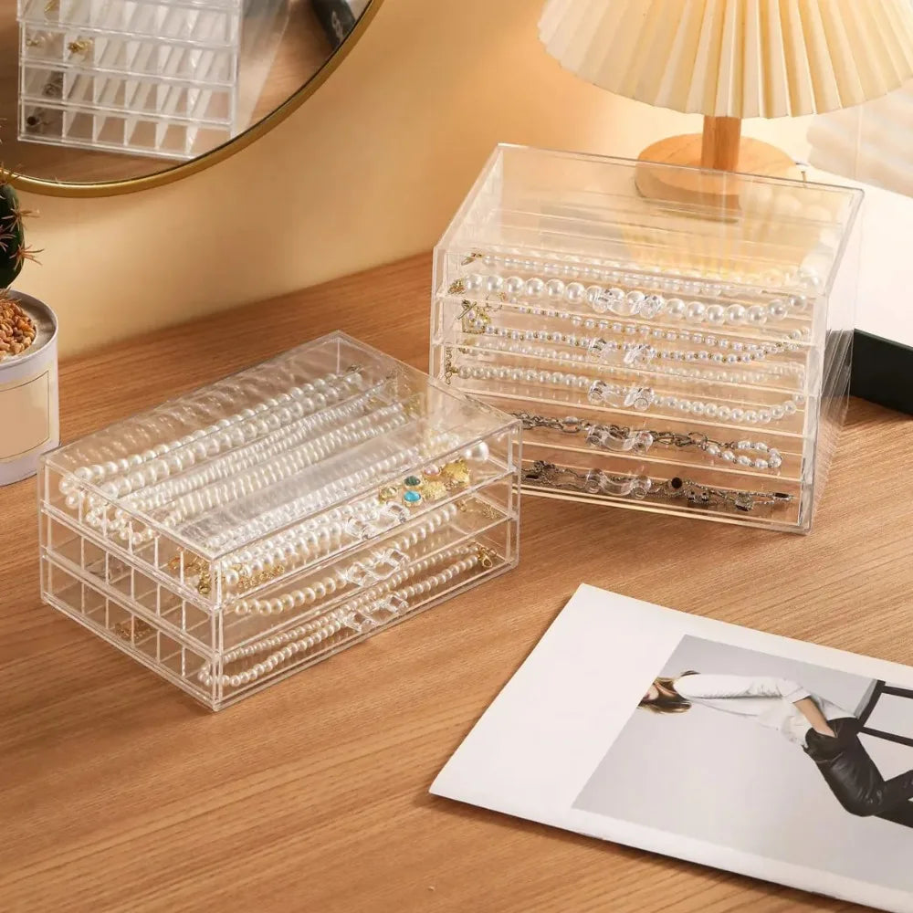 Présentoir Collier Plastique Rangement Étages
