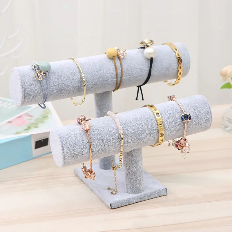 Présentoir Bracelet Velours Porte Bijoux Montre