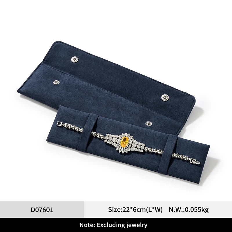 Pochette Bijoux Velours Cadeau Mariage Élégante