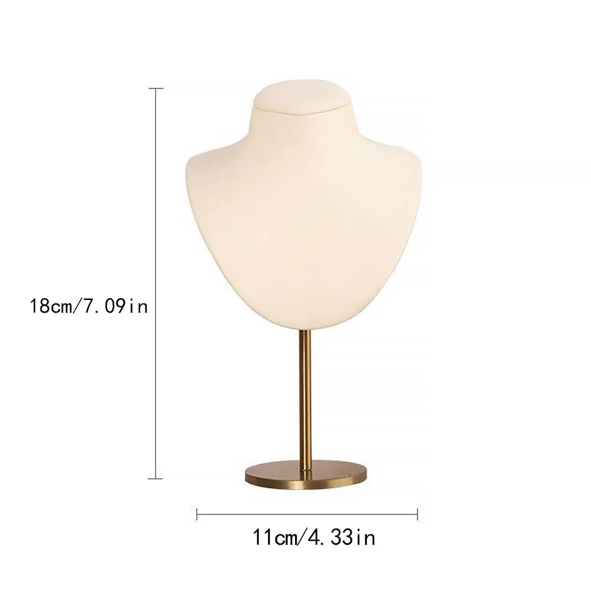 Support Collier Métal Barre en T Pendentifs Bijoux
