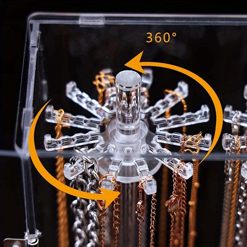 Presentoir Collier Transparent 32cm