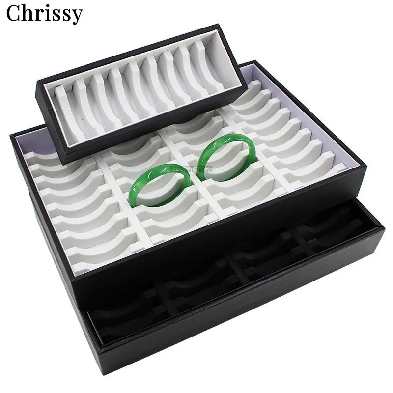 Plateau Bracelet Simili Cuir 40 Compartiments