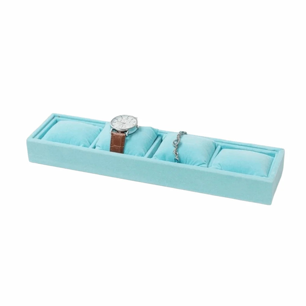 Plateau Velours 4 Emplacements Bracelet Montre