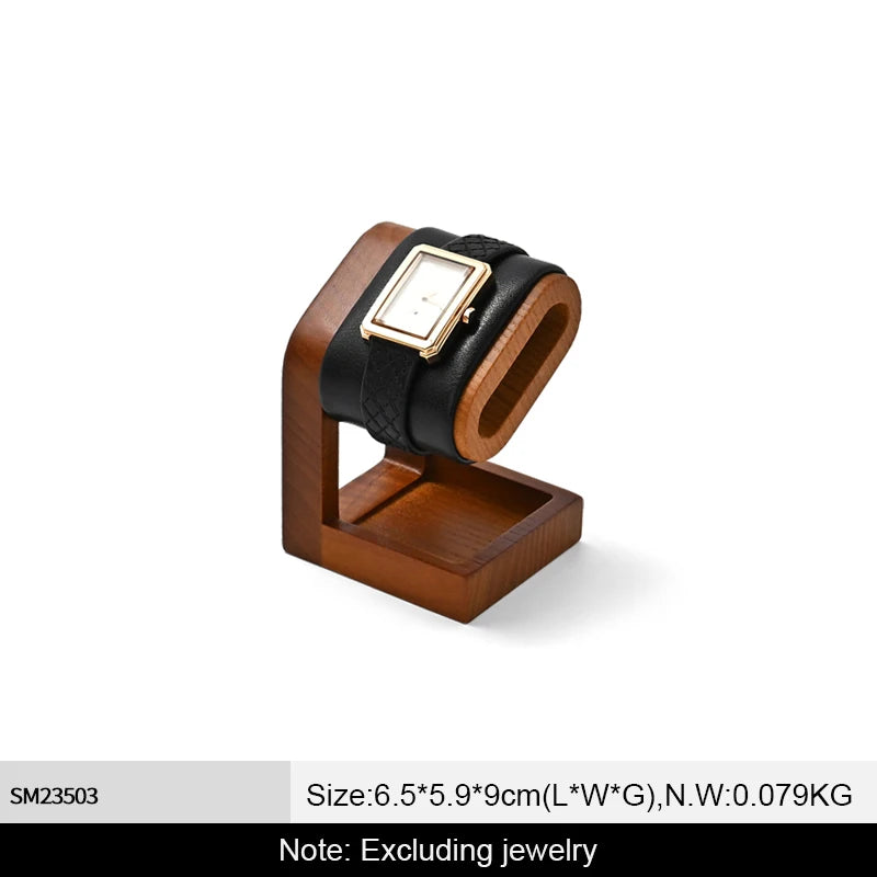 Présentoir Montre Bois Massif Simple Double