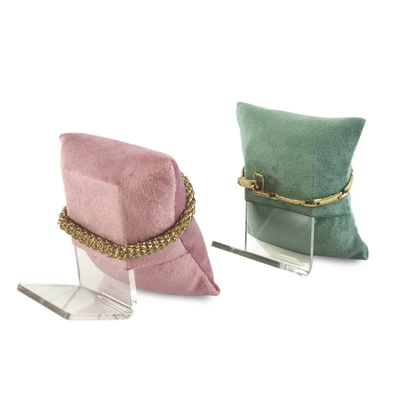 Coussin Velours Montre Bracelet Cheville Chaîne