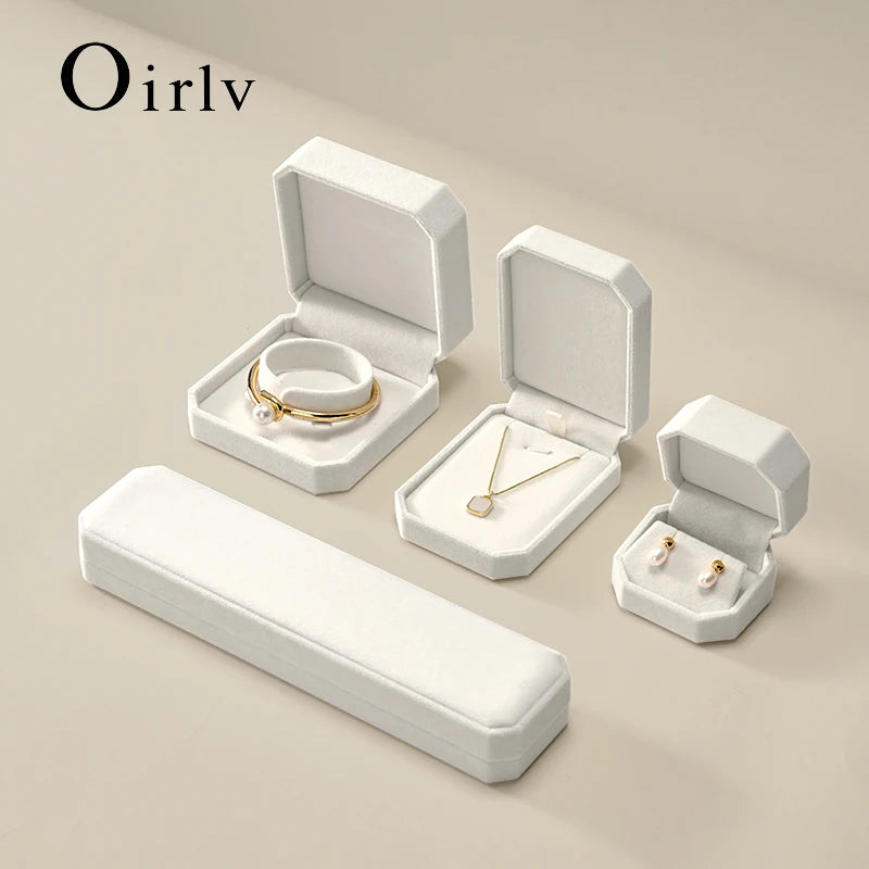 Boîte à Bijoux Velours Mariage Multifonction