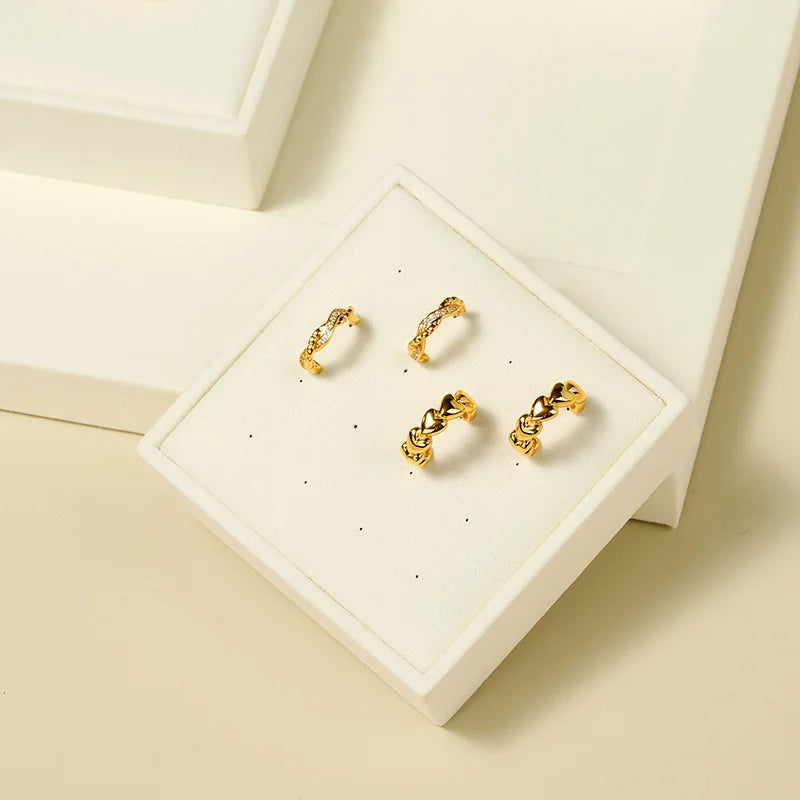 Présentoir Bijoux Velours Beige Comptoir Vitrine
