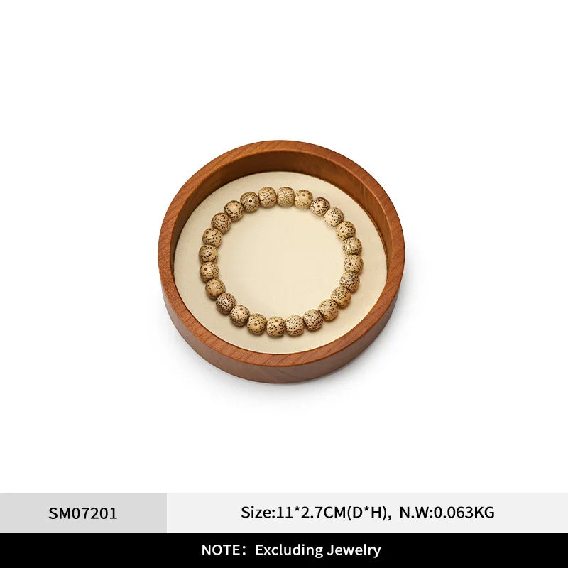 Plateau Bracelets Bois Massif Noyer