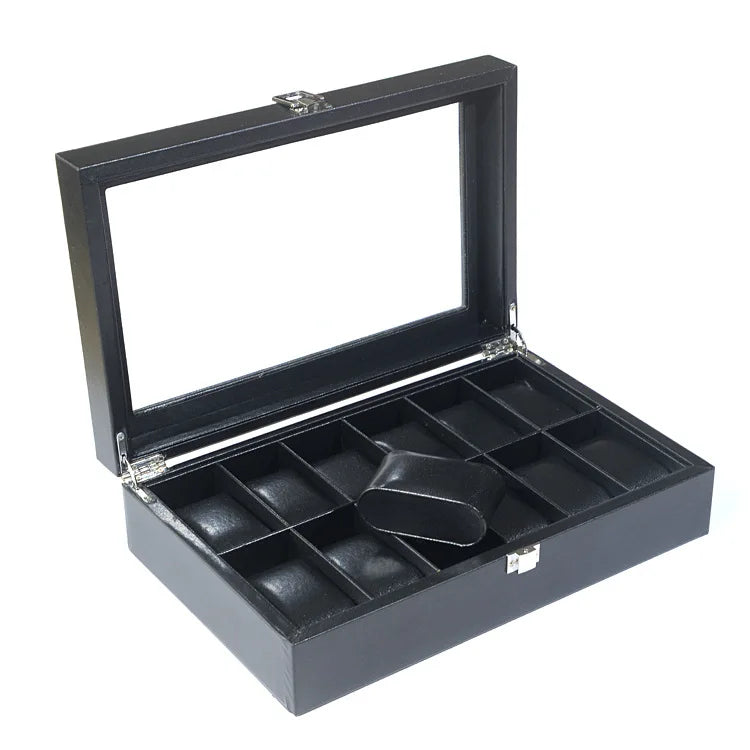 Boite Montre Cuir Coffret Cadeau Coussin