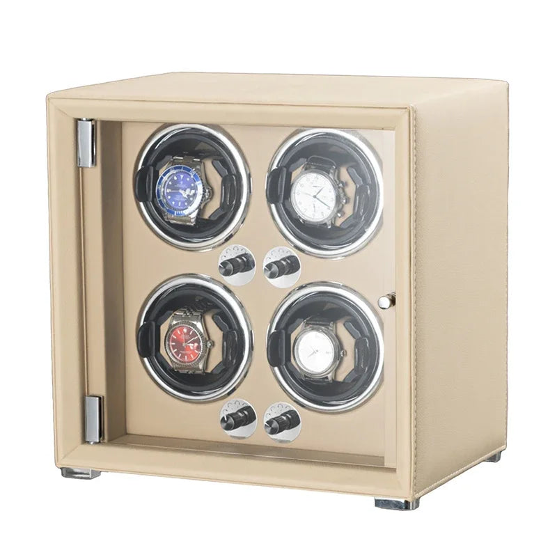 Coffre Fort Montre Cuir Remontoir Multi Emplacements