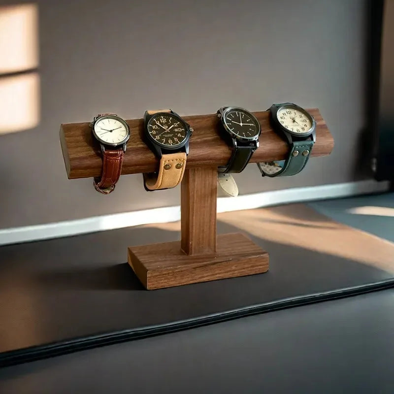 Présentoir Montre Bois Noyer Bracelet T