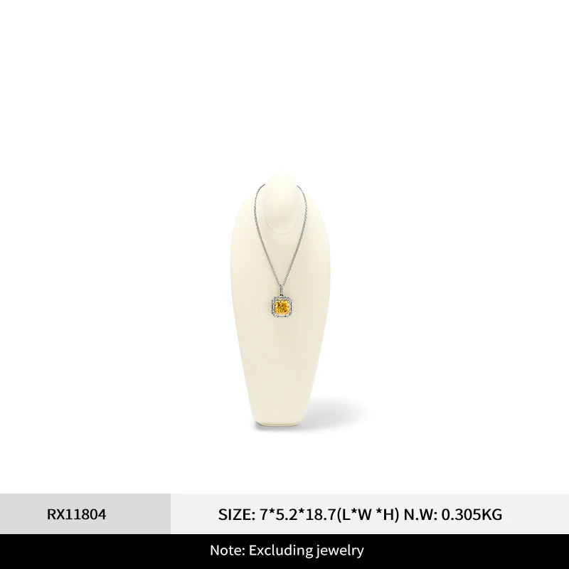Buste Collier Cou Microfibre Présentation Vitrine