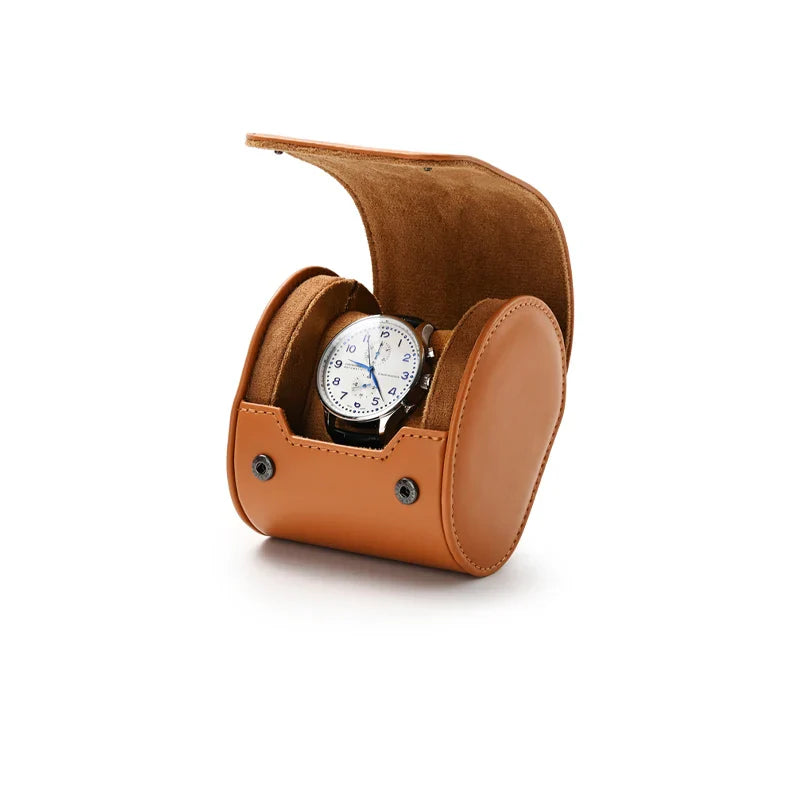 Boîte Montre Cuir Premium Vitrine Voyage