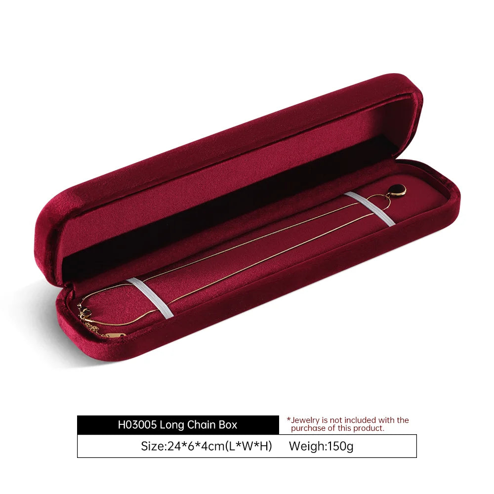 Boîte à Bijoux Velours Premium Rangement