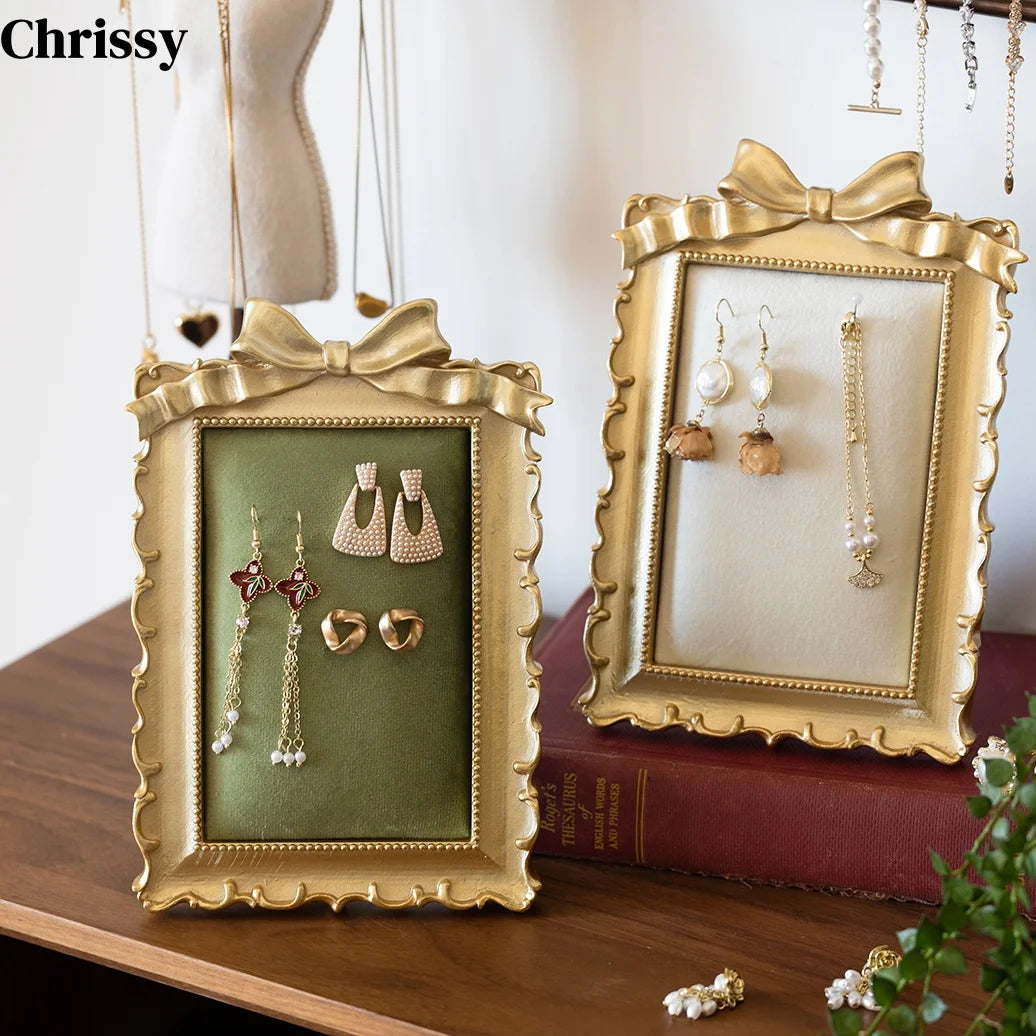 Presentoir Bijoux Vintage Bambou Reglable Boutique