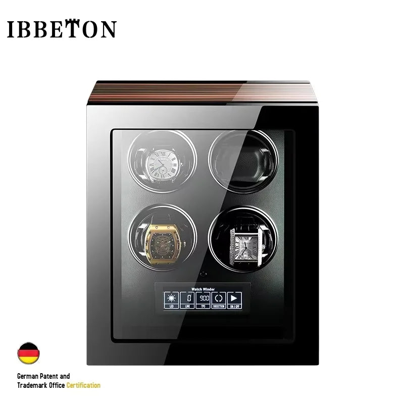 Coffre Fort Montre Bois Remontoir 2 4 6 9 12 Smart