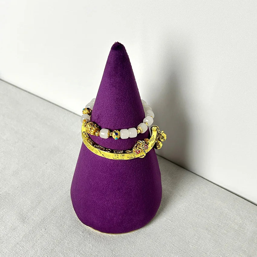 Buste Collier Velours Rotatif 360 Degrés