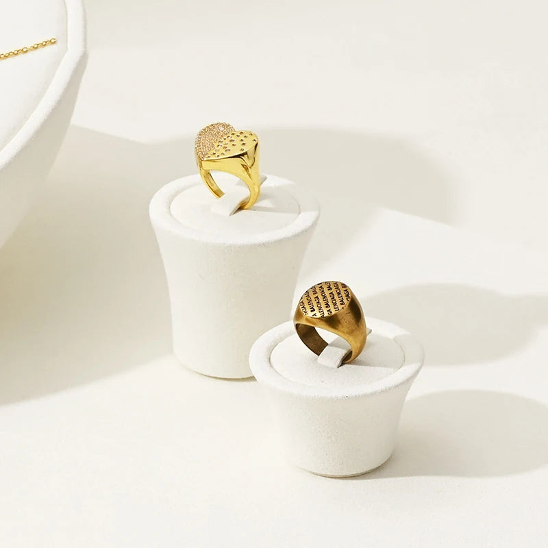 Présentoir Bijoux Velours Beige Boutique