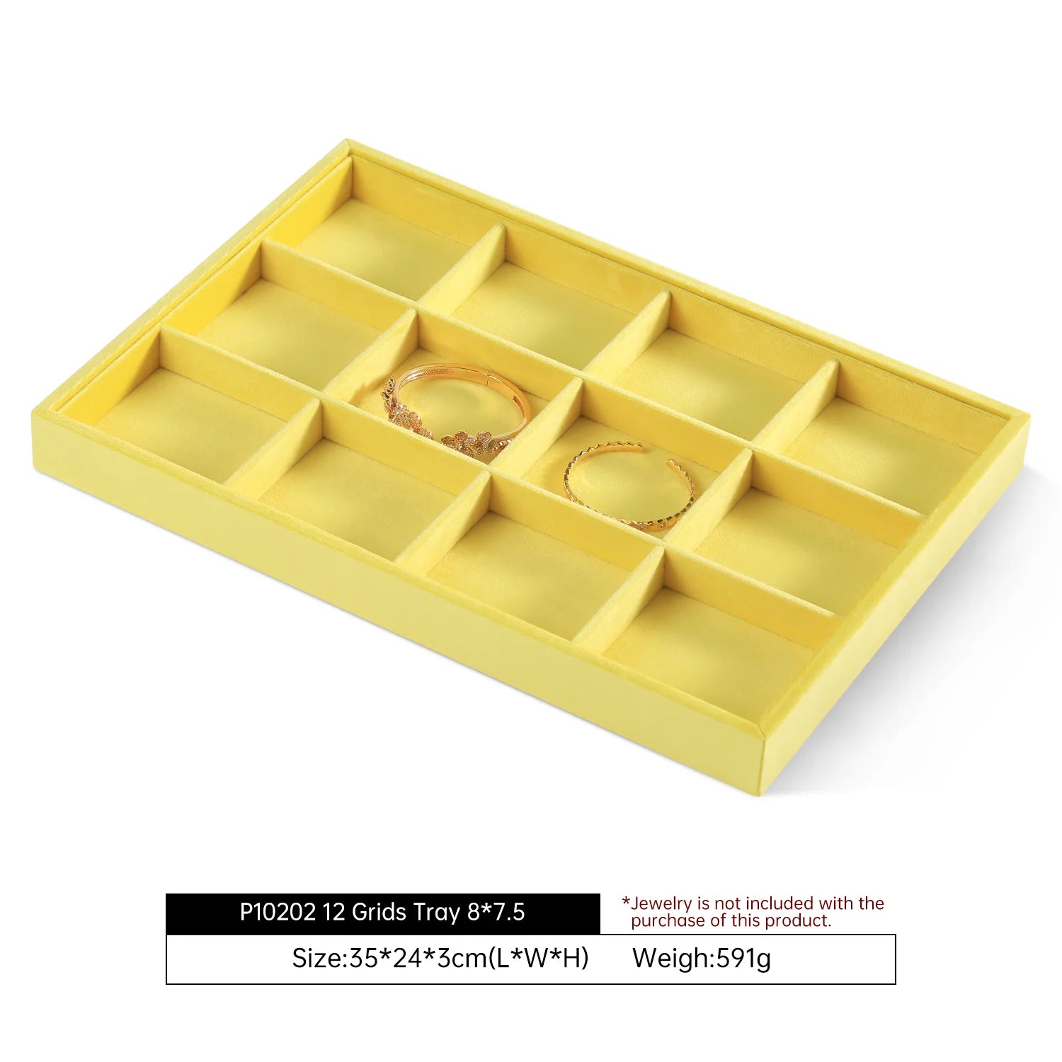 Plateau Bijoux Velours Multifonction Couleurs Vives