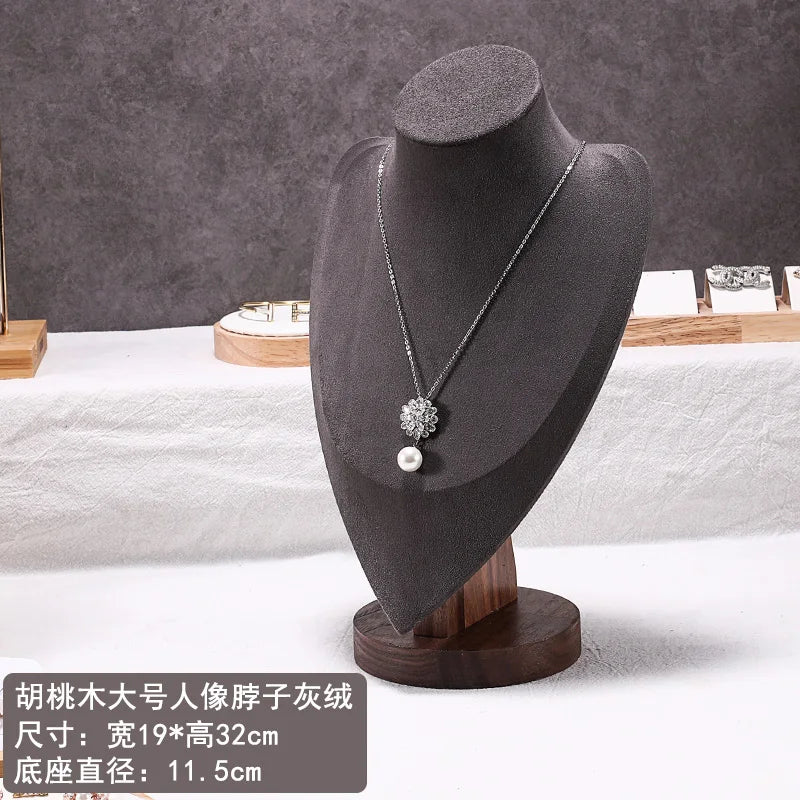 Buste Collier Velours Bambou Spectacle
