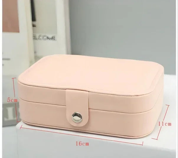 Pochette Bijoux Simili Cuir Compact