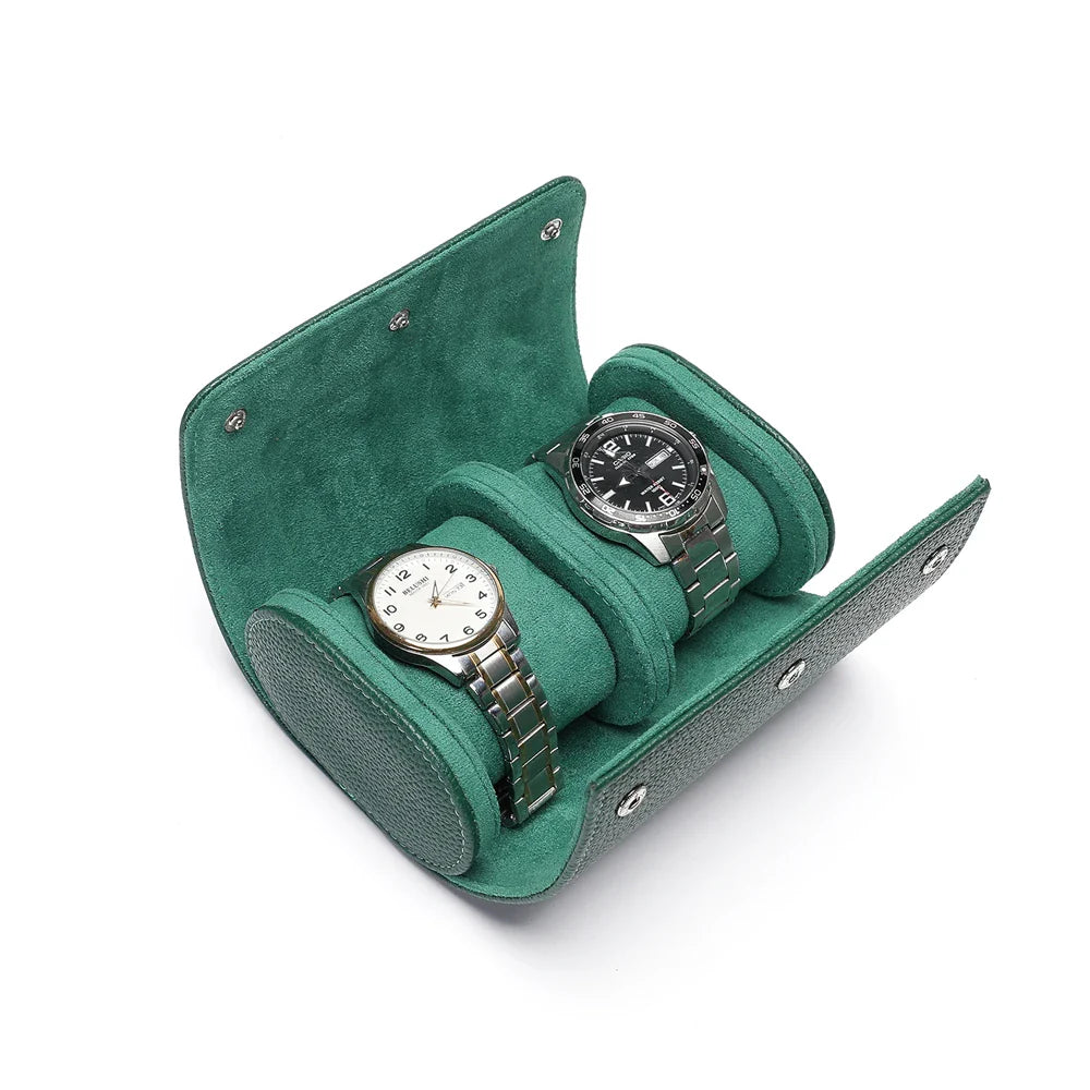 Étui Voyage Montre Cuir Rouleau Premium