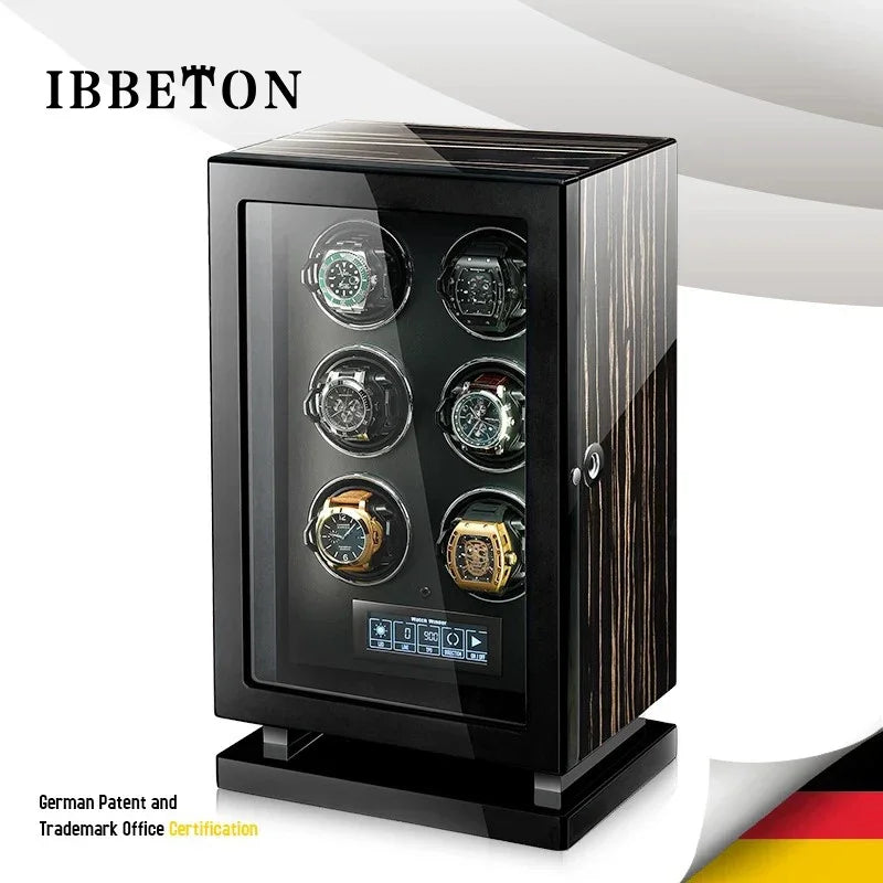Coffre Fort Montre Bois Remontoir 12 24 Empreinte