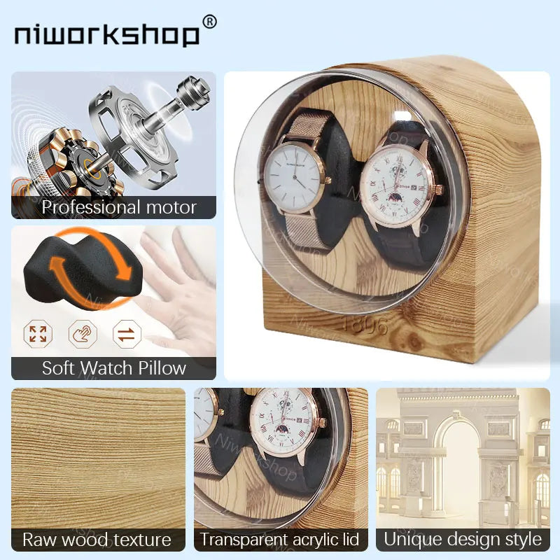 Remontoir Montre Plastique ABS Silencieux Compact