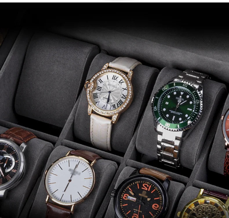 Coffret Montres Bois 6 Places Naturel
