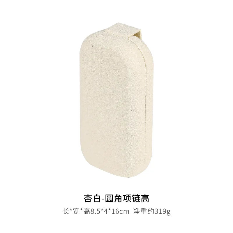Présentoir Bijoux Daim Beige Multifonction