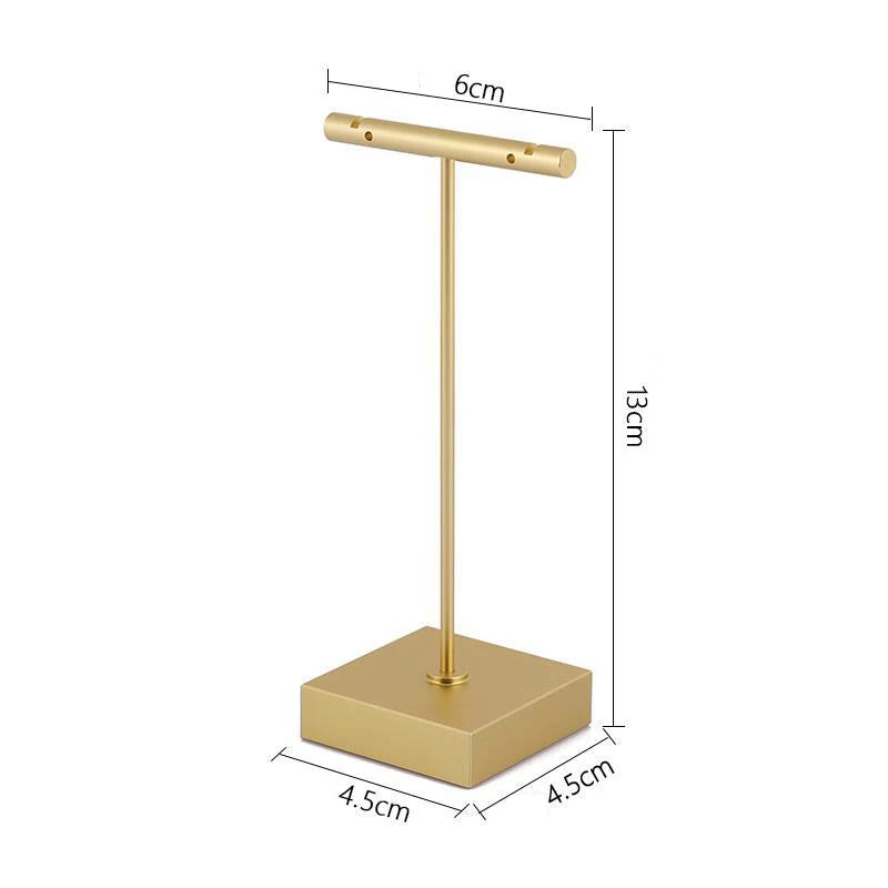 Présentoir Bijoux Métal Vert Doré Modulaire
