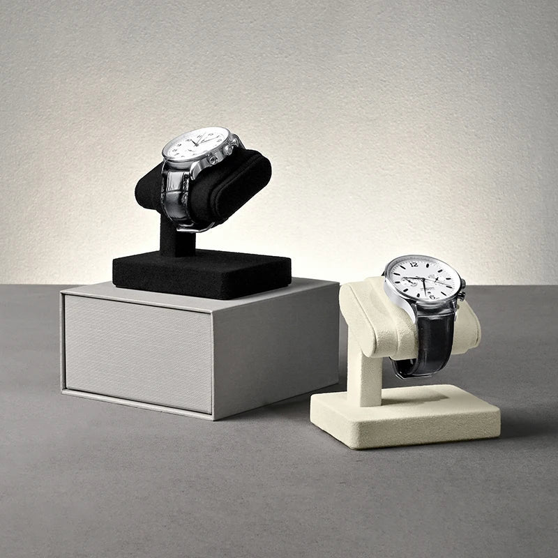 Support Montre Suédine Microfibre Compact