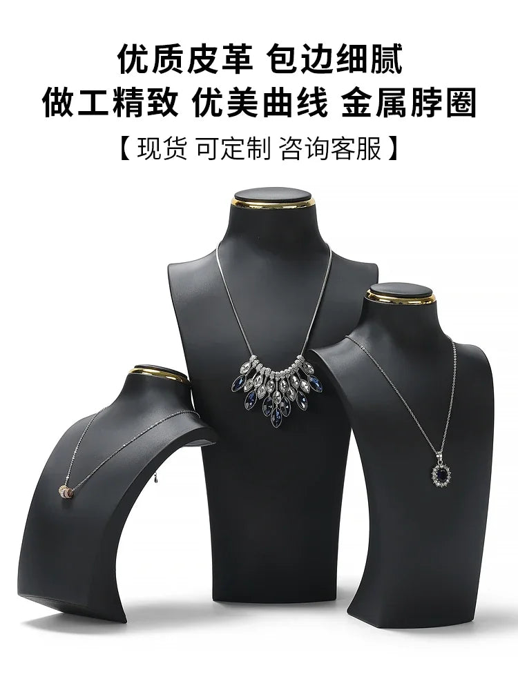 Buste Collier Résine Cou Figurine Vitrine