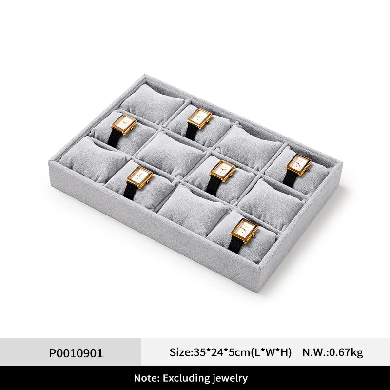 Plateau Bijoux Velours Empilable Doux Tendance