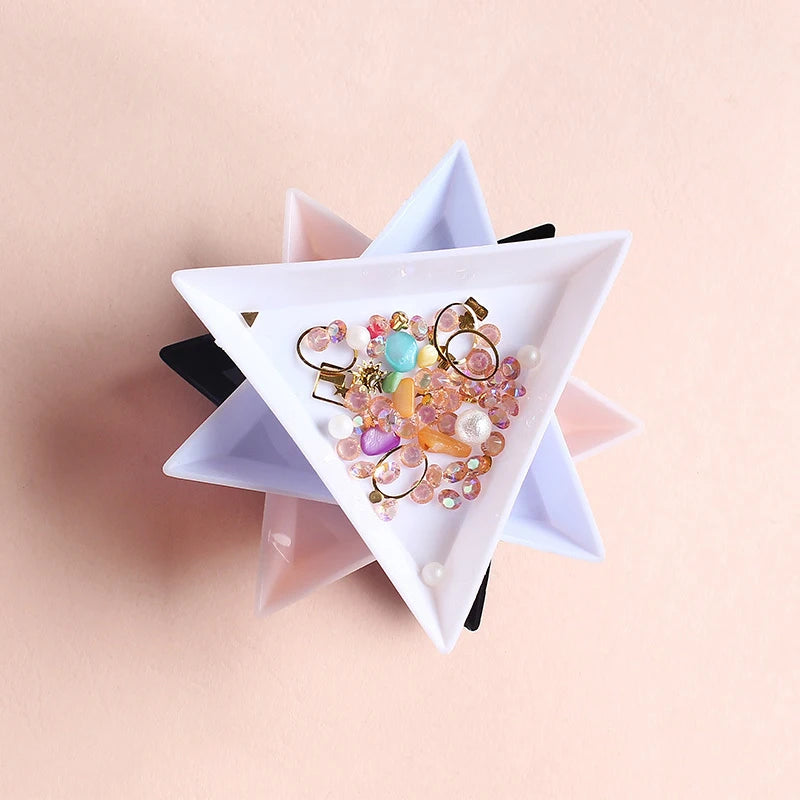 Plateau Bijoux Plastique Triangulaire Lot Tri