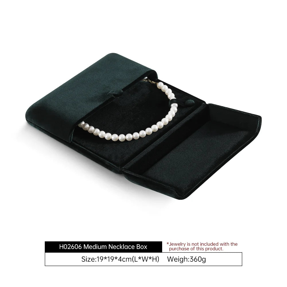 Boîte Collier Velours Pendentif Grande Présentation