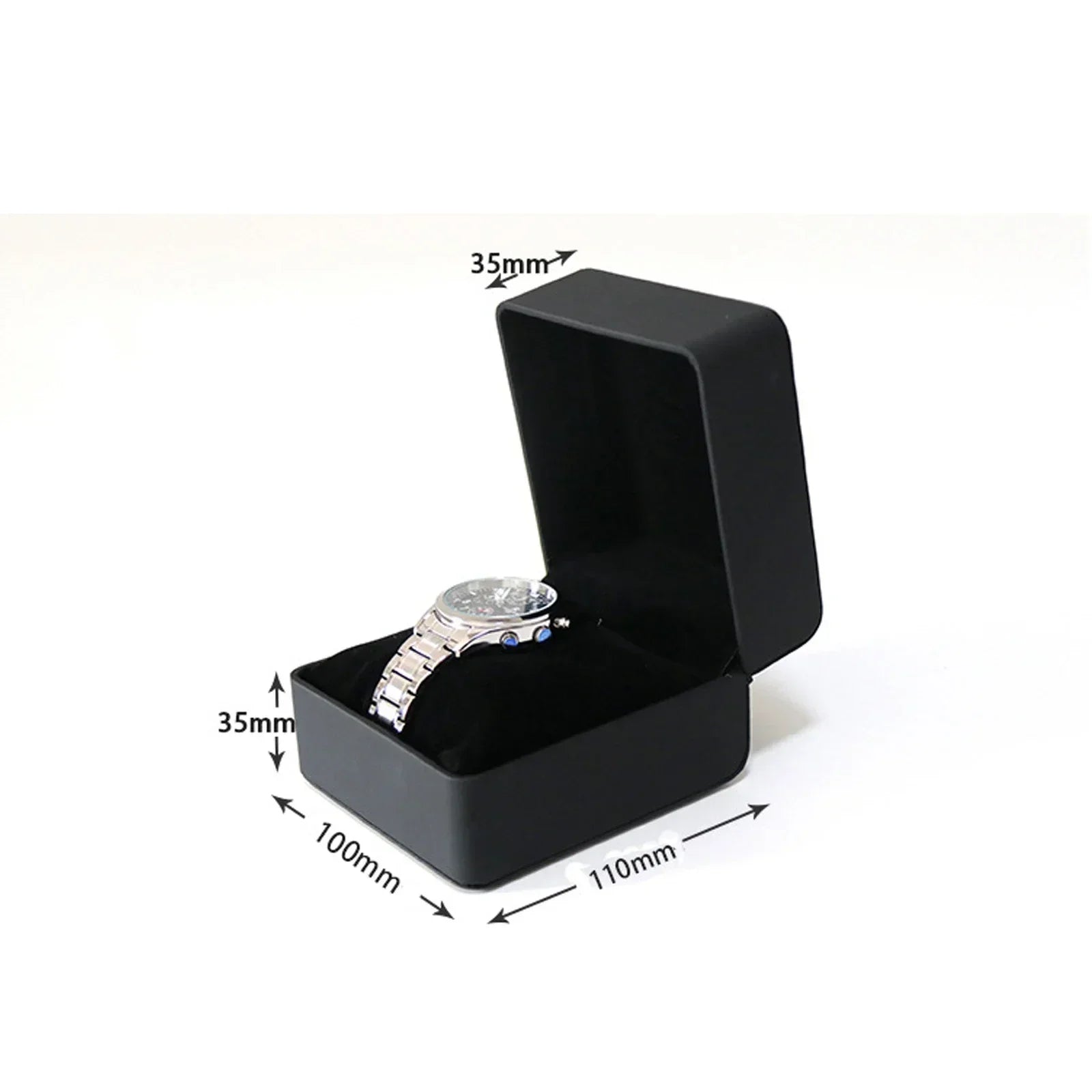 Boîte Montre Cuir Premium Coussin Voyage