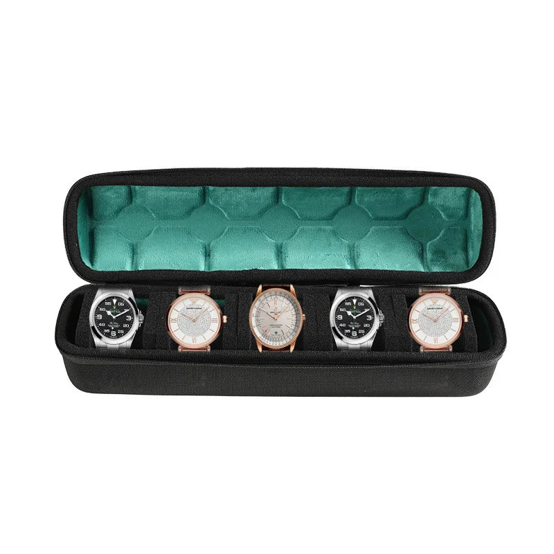 Étui Montre Cuir Rigide Voyage 1 à 10 Places