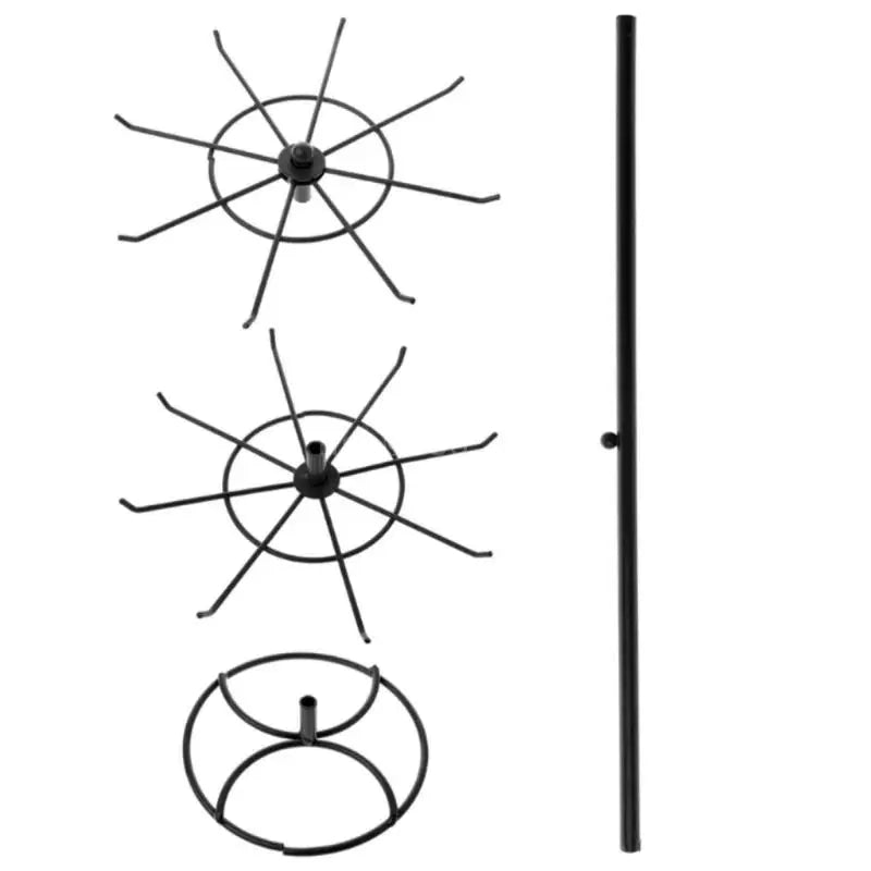 Présentoir Collier Métal Tour Rotatif 2 Étages