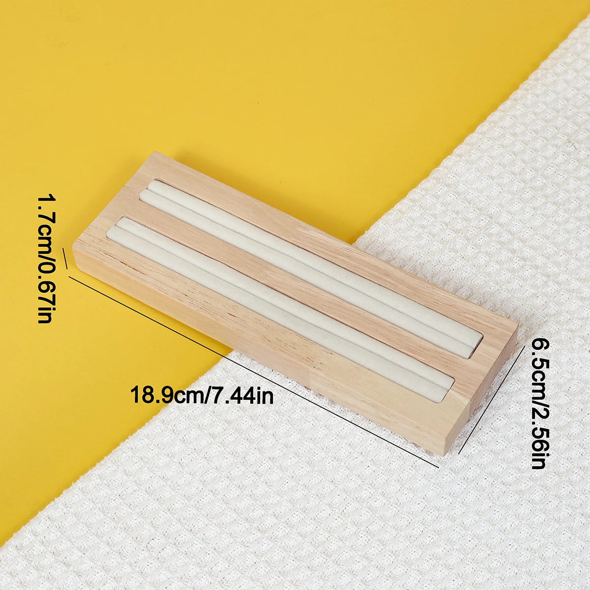 Plateau Bijoux Bois Multi-grille Naturel Maison